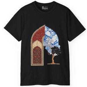 تی‌شرت آستین کوتاه مردانه پاد آفرین طرح ایرانی کد 1330