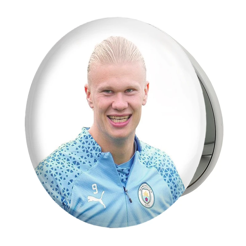 آینه جیبی خندالو طرح ارلینگ هالند (Erling Haaland) مدل تاشو کد 36362