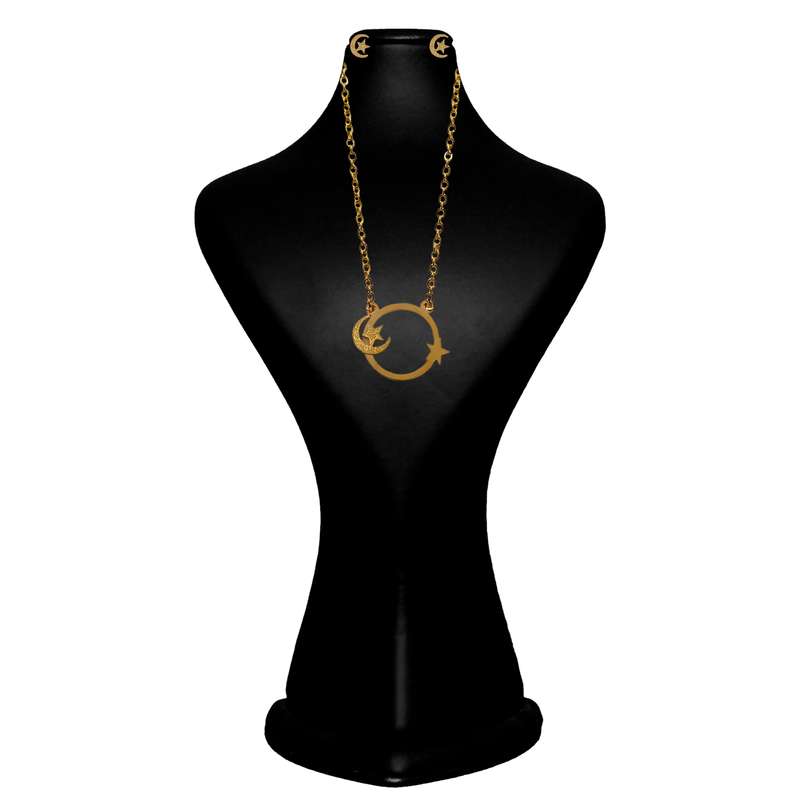 نیم ست زنانه طرح ماه و ستاره کد RKH_1744