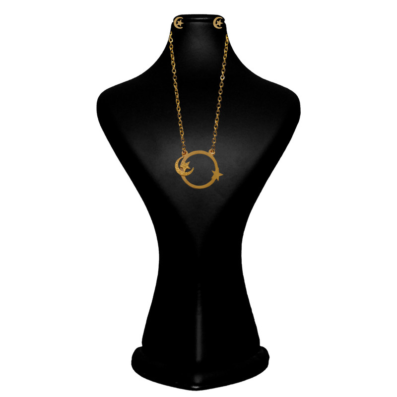 نیم ست زنانه طرح ماه و ستاره کد RKH_1744