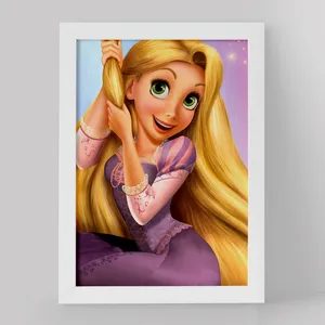 تابلو خندالو مدل راپونزل گیسو کمند کد 13739