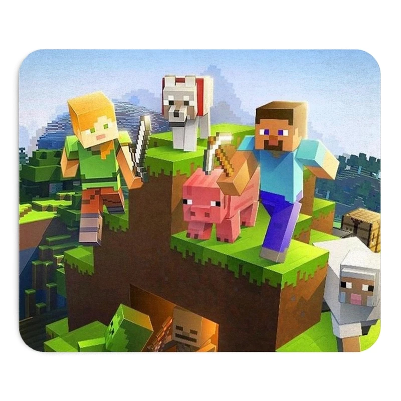 ماوس پد طرح ماینکرفت سایز 19x24 سانتی متر