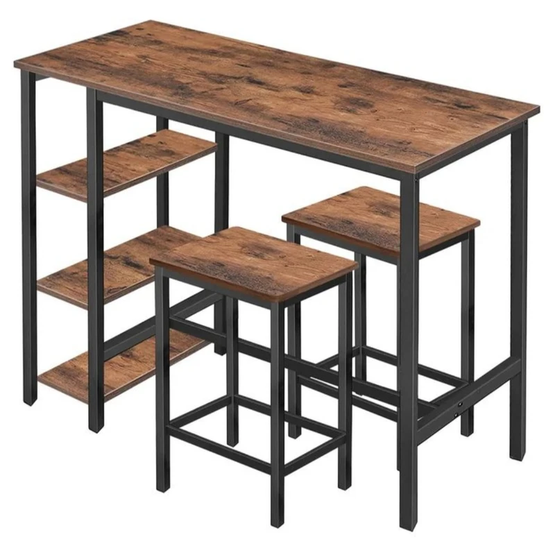 میز و صندلی ناهارخوری دو نفره مدل ارغوان مجموعه سه عددی