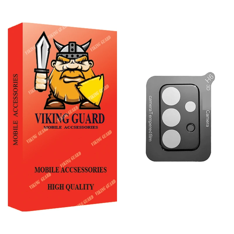 محافظ لنز دوربین وایکینگ گارد مدل 3D مناسب برای گوشی موبایل سامسونگ Galaxy A13 4G