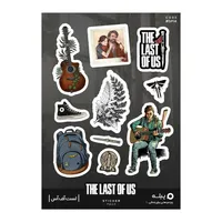 استیکر لپ تاپ و موبایل پیله طرح بازی لست آف آس مدل The Last of Us کد SP14 مجموعه 10 عددی