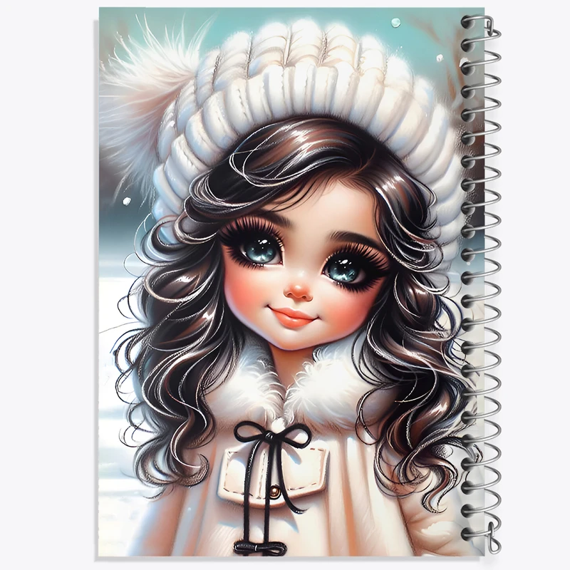 دفتر مشق 50 برگ خندالو طرح دخترانه کد F7146