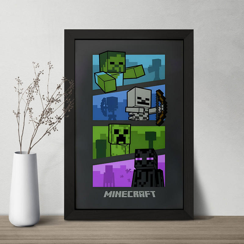 تابلو خندالو مدل ماینکرافت (Minecraft) کد F3499