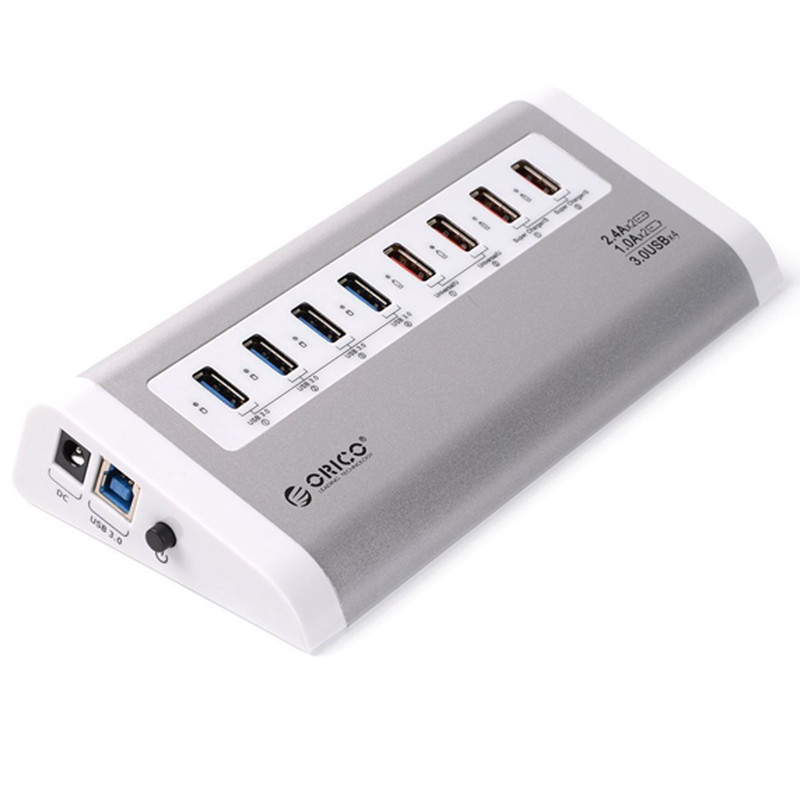 هاب USB3.0 چهار پورت و شارژر اوریکو مدل UH4C4