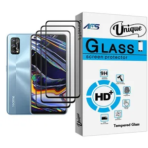 AFS Unique Glass MIX003 Screen Protector For Realme 7 Pro Pack Of 3