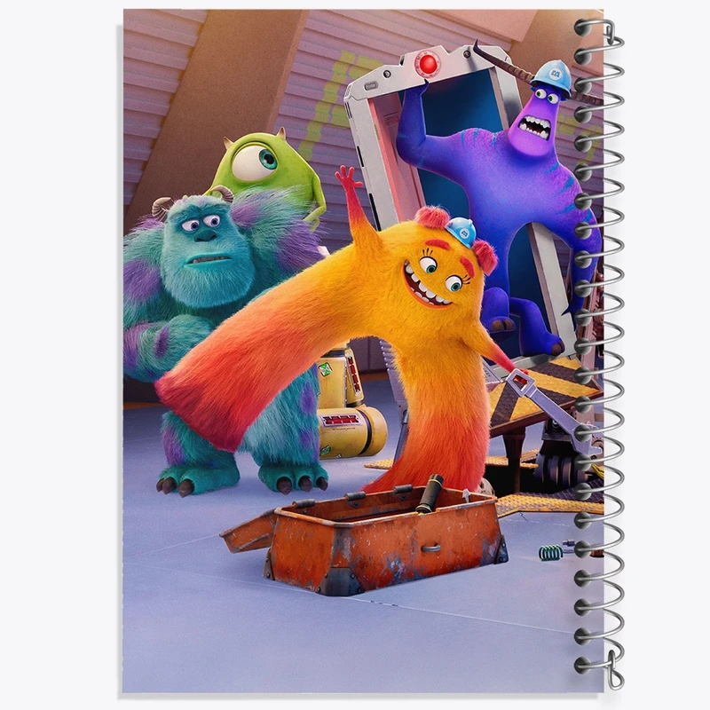 دفتر نت موسیقی 50 برگ خندالو مدل کارخانه هیولاها کد F549