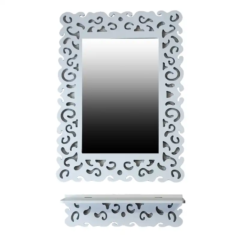 آینه خونه خاص مدل ماهور به همراه شلف دیواری