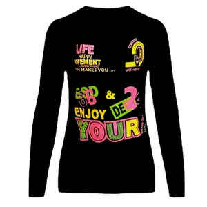 تی شرت آستین بلند زنانه مدل de-24