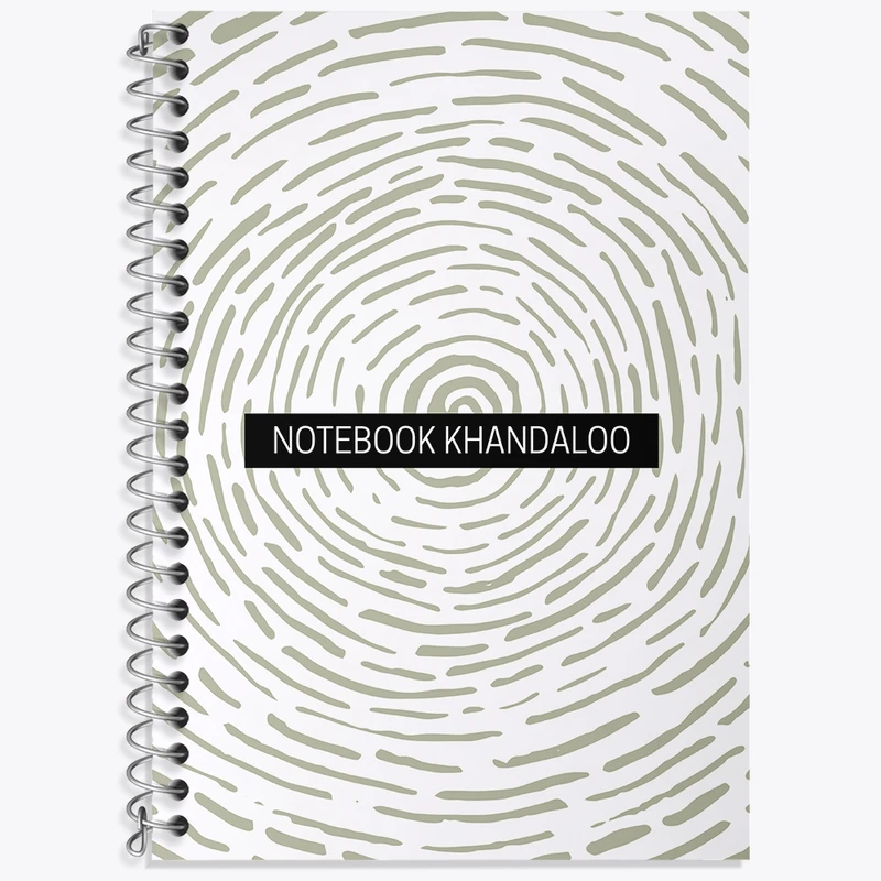 دفتر زبان 50 برگ خندالو مدل سه خط طرح فانتزی کد N1050