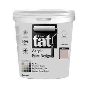 رنگ کالباسی مات اکرولیک تات کد 5-1-3 حجم 4 لیتر
