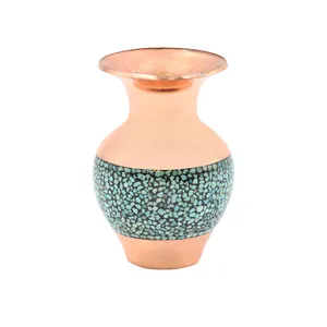 گلدان فیروزه کوبی کد 01