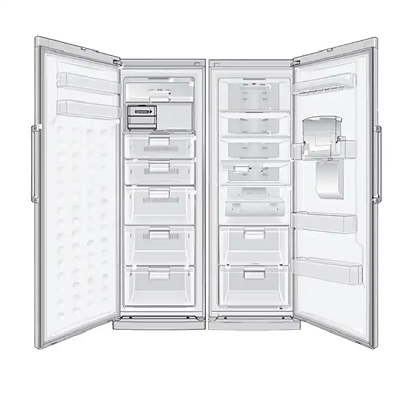 یخچال و فریزر دوقلو 40 فوت سام مدل RR60-RZ60/W