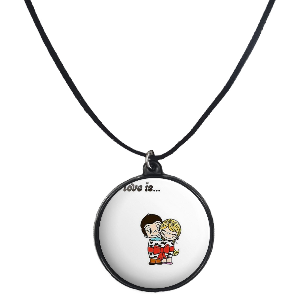 گردنبند پرمانه طرح عاشقانه کد pmb.5662 مدل دو طرفه