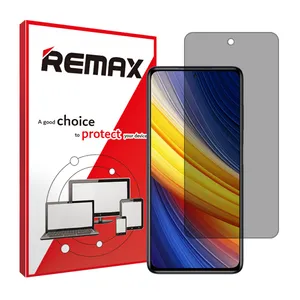 Remax brand shockproof Privacy screen protector glass for Xiaomi Poco X3 Pro