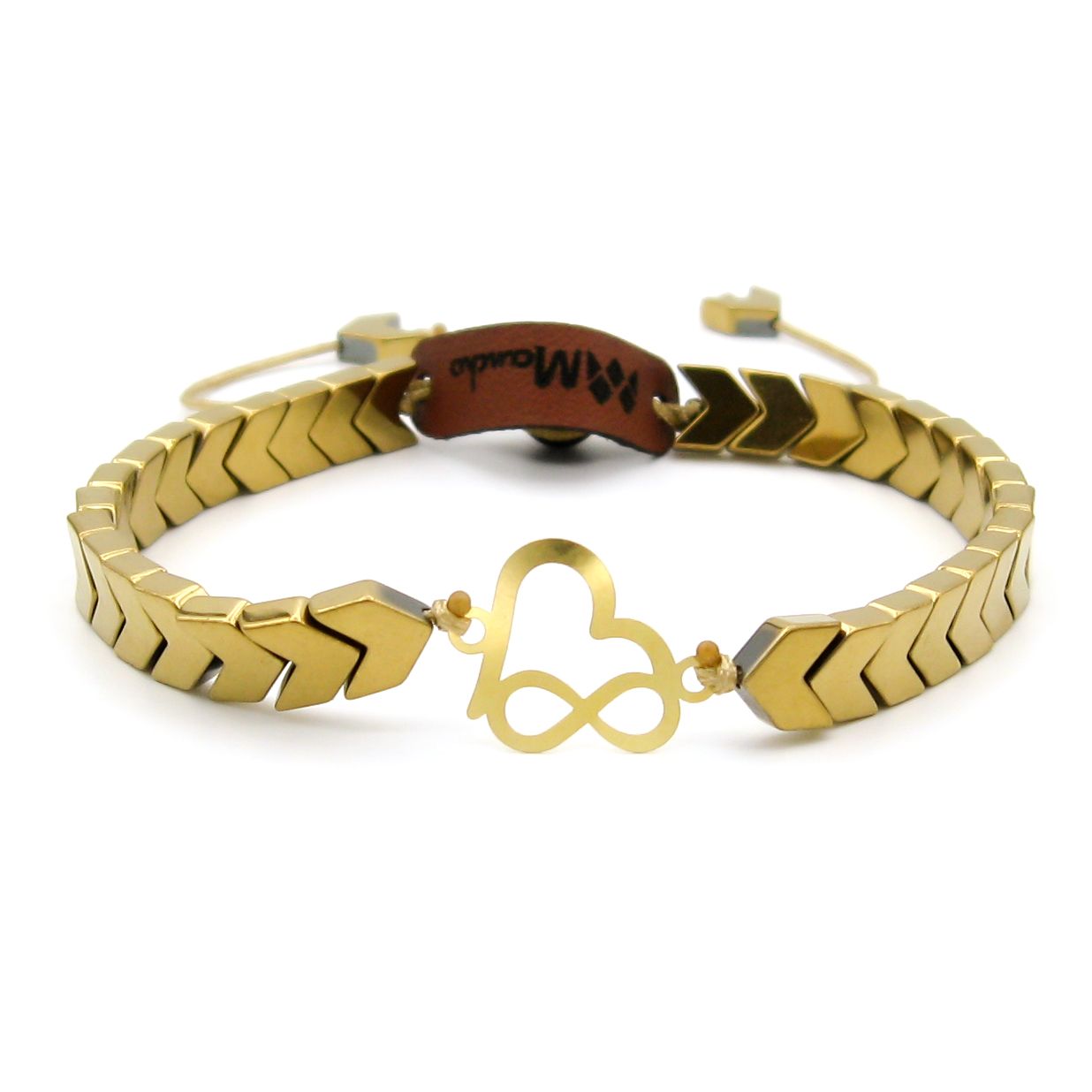 دستبند طلا 18 عیار زنانه مانچو مدل bfg249 -  - 5
