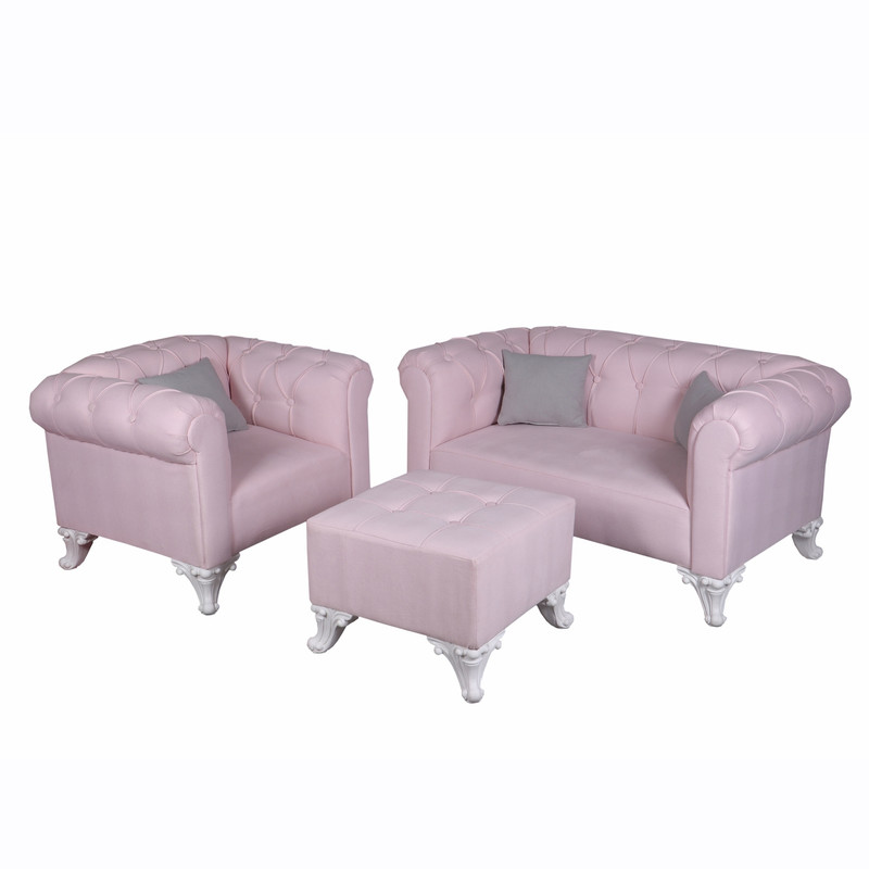 مبل کودک مدل مینی چستر به همراه جلومبلی و کوسن