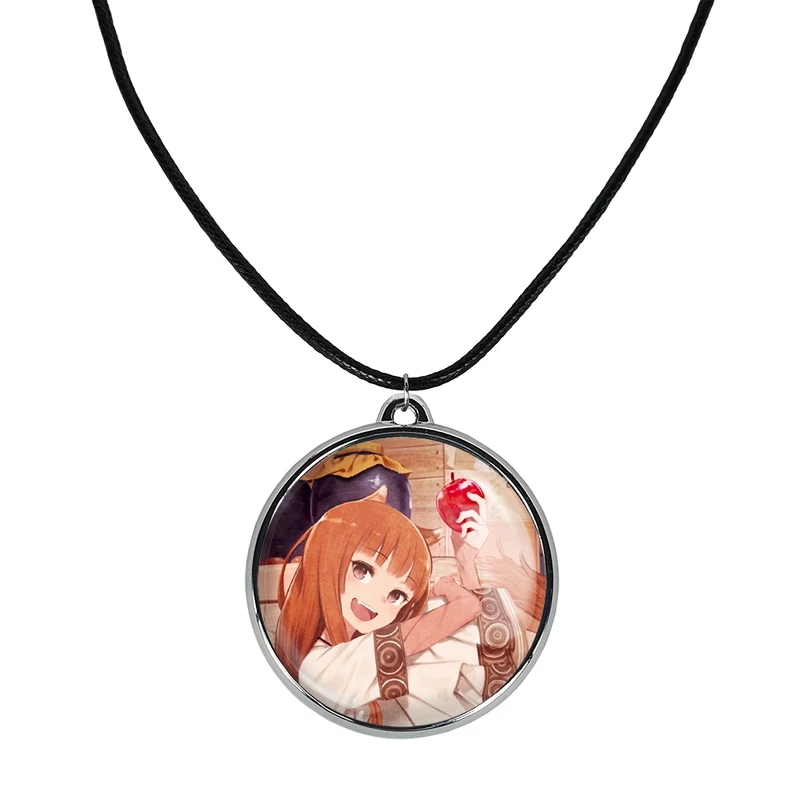 گردنبند خندالو مدل هولو انیمه ادویه و گرگ کد 3609336094