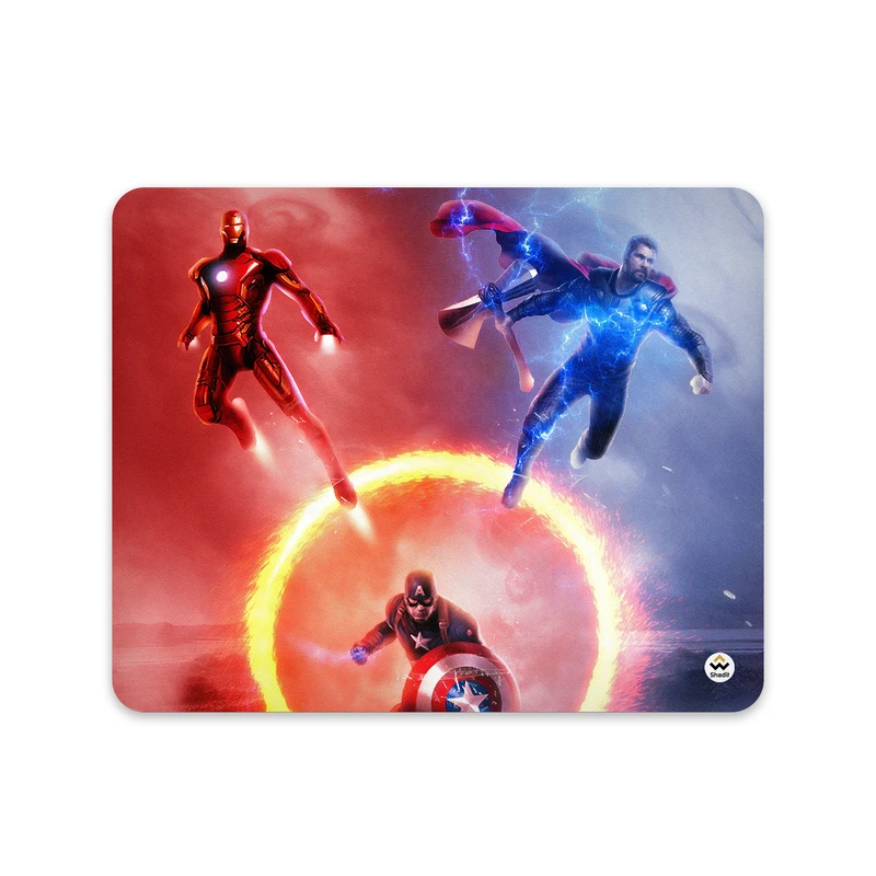ماوس پد شادیت مدل Iron Man و Thor کد713 سایز 24*19 سانتی متر