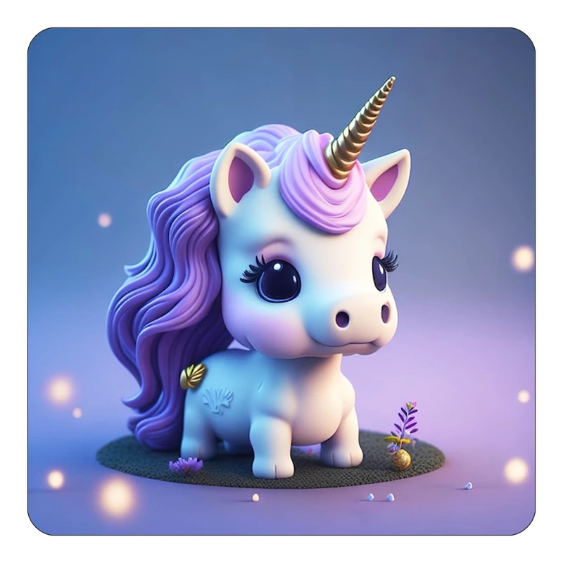 مگنت کاکتی طرح اسب تک شاخ و یونیکورن مدل mp31849