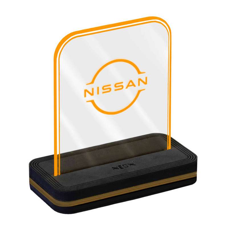 چراغ رومیزی نئون مدل NSSN_ORANGE_A