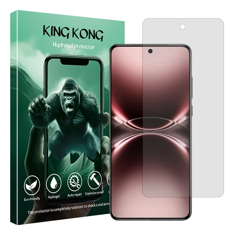 محافظ صفحه نمایش شفاف کینگ کونگ مدل Tough مناسب برای گوشی موبایل ویوو X200 Ultra
