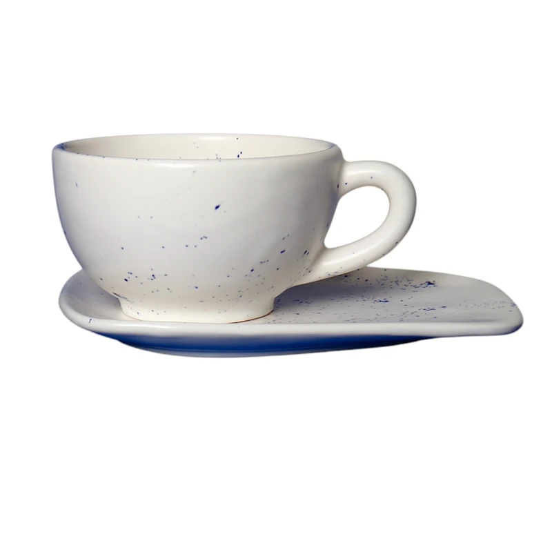 فنجان روا سرام مدل لته z همراه با زیر لیوانی 