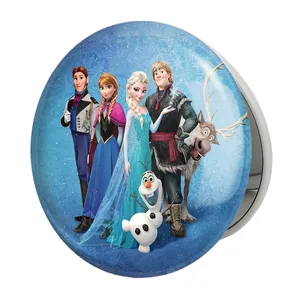 آینه جیبی خندالو طرح فروزن السا و آنا مدل تاشو کد 24772 