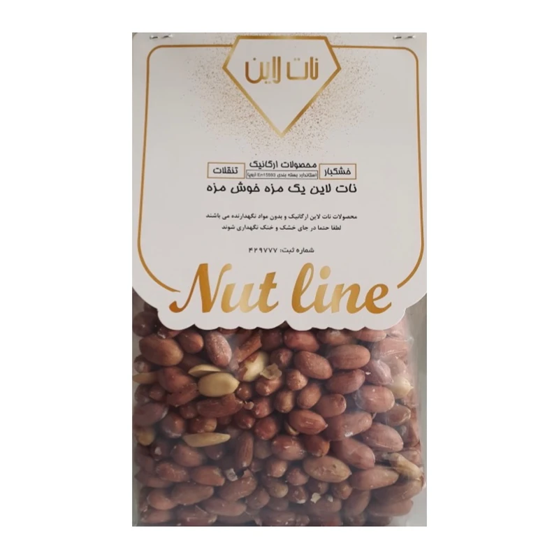 بادام زمینی نمکی آستانه نات لاین - 630 گرم