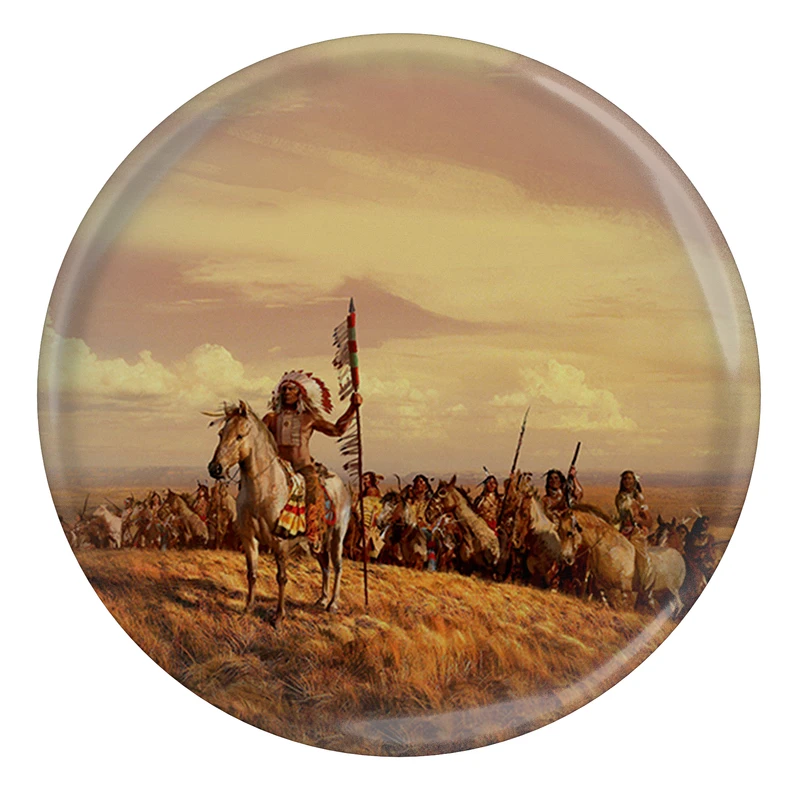 مگنت طرح قبیله سرخ پوست ها مدل S1755 