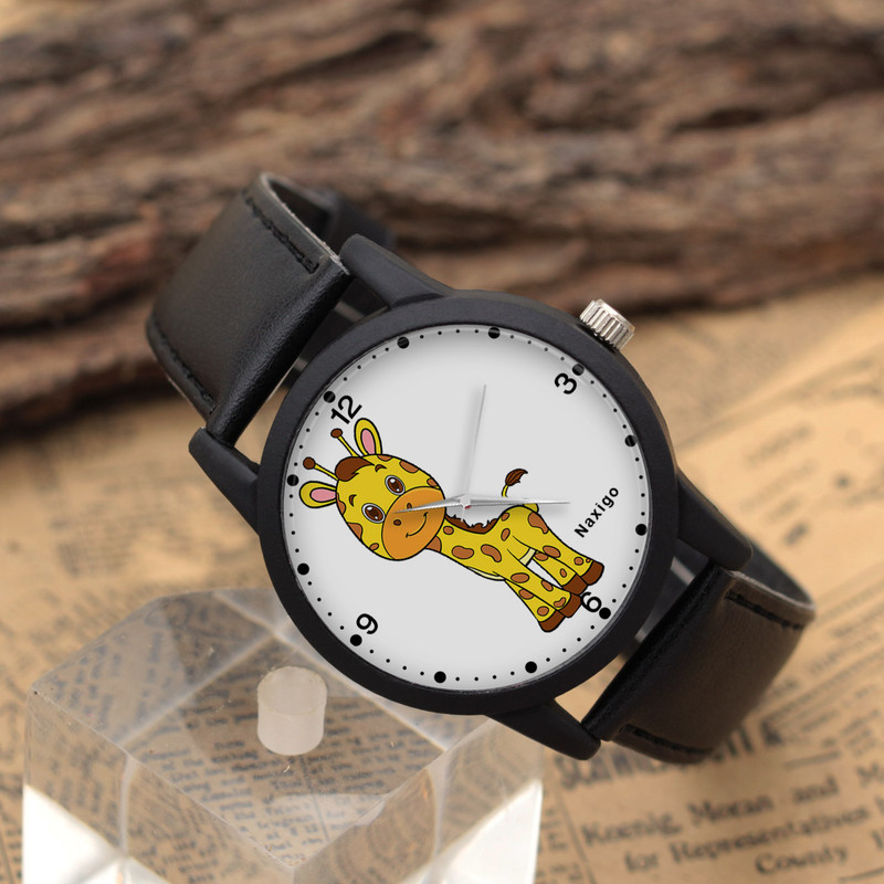 ساعت مچی عقربه ای ناکسیگو مدل زرافه کد LF12579 ساعت مچی عقربه ای ناکسیگو مدل زرافه کد LF12579