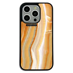 AKAM AMCWA15PRO-MARBEL13 Cover For Apple iPhone 15 Pro