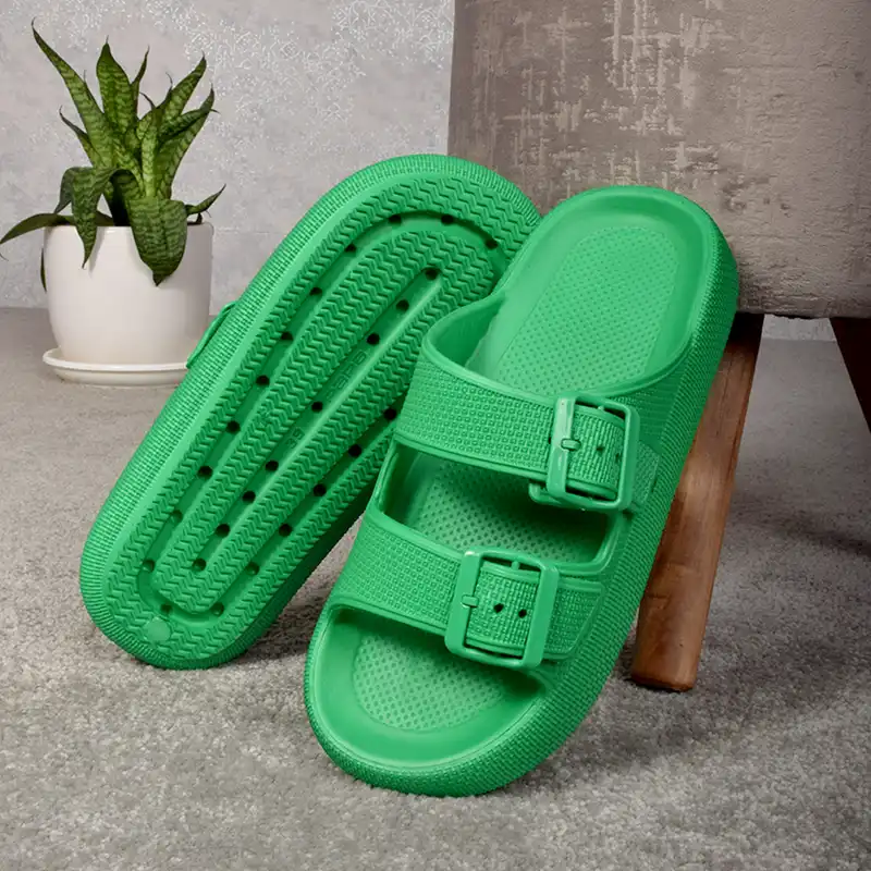 دمپایی زنانه مدل دو سگکی کد GRN.2762