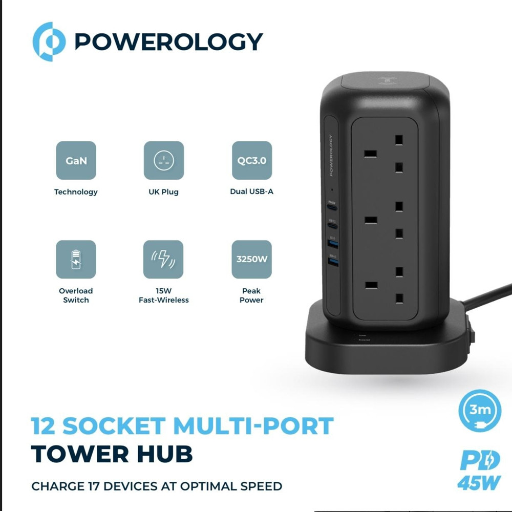 چندراهی برق پاورولوجی مدل Tower Hub