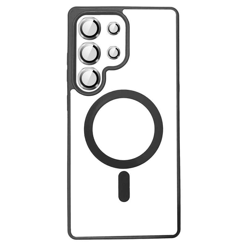 کاور گوف مدل Full Protect مناسب برای گوشی موبایل سامسونگ Galaxy S25 Ultra به همراه محافظ لنز دوربین