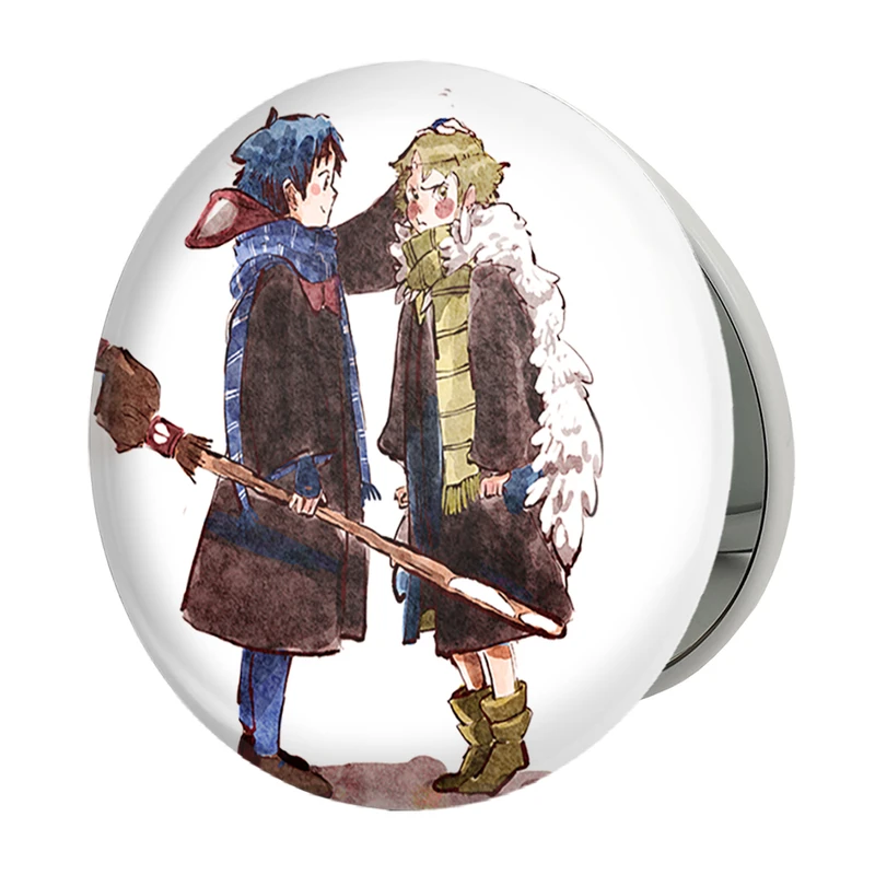 آینه جیبی خندالو طرح سان و آشیتاکا انیمه پرنسس مونونوکه مدل تاشو کد 34114