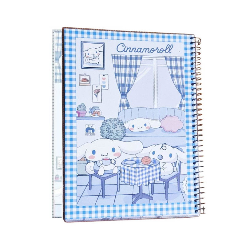 دفتر مشق 60 برگ آلما مدل حاشیه دار کرومی طرح CINNAMOROLL کد 7622