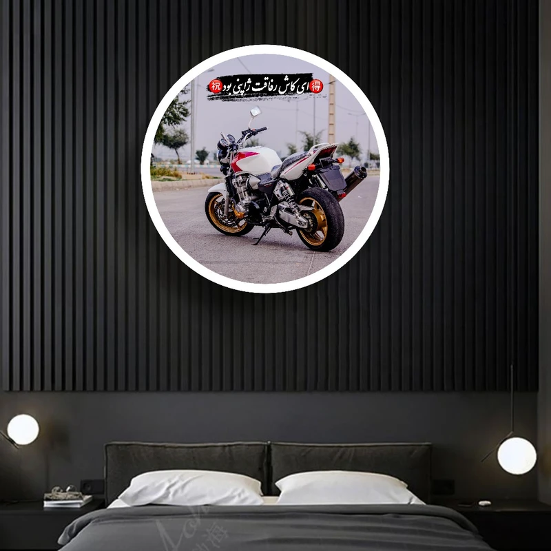 تابلو طرح موتور cb1300 فریم سفید