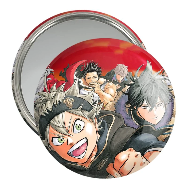 آینه جیبی خندالو مدل انیمه بلک کلاور Black Clover  کد 11726