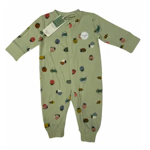 بادی آستین بلند نوزادی لیندکس مدل کفشدوزک