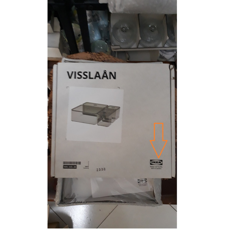 باکس نظم دهنده ایکیا مدل VISSLAÅN بسته 5 عددی
