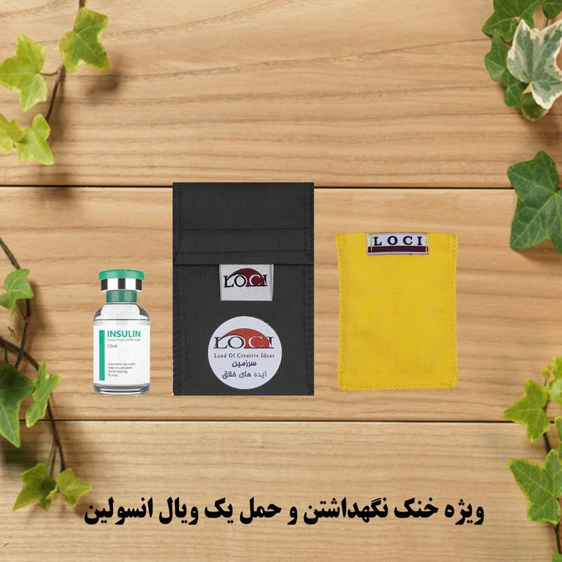 کیف خنک نگهدارنده انسولین لوک آی مدل 1 ویال کد 01 مجموعه 2 عددی کیف خنک نگهدارنده انسولین لوک آی مدل 1 ویال کد 01 مجموعه 2 عددی