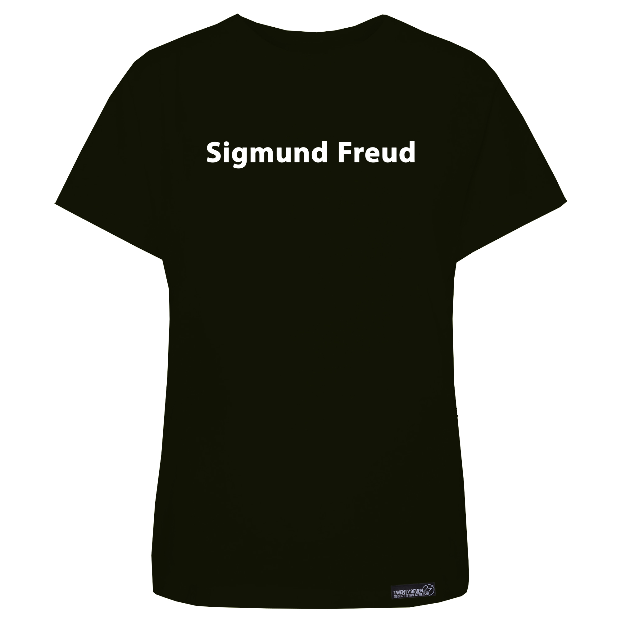 تی شرت آستین کوتاه زنانه 27 مدل Sigmund Freud کد MH1549