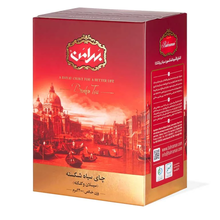 چای سیاه شکسته سیلان و کلکته بهرامن - 400 گرم