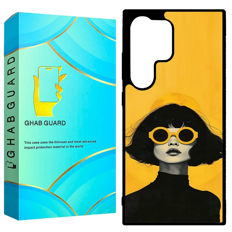 کاور قاب گارد طرح دختر مدل GCHPD24U مناسب برای گوشی موبایل سامسونگ Galaxy S24 Ultra 5G