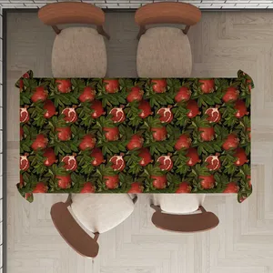 رومیزی مدل چهارنفره مستطیلی طرح یلدا کد F2RO1017