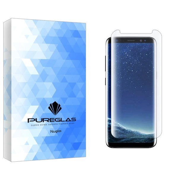 محافظ صفحه نمایش پیور گلس مدل NueGlas UV_NEW مناسب برای گوشی موبایل سامسونگ Galaxy S8 Plus